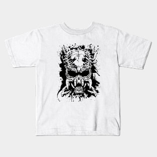 YAUTJA PREDATOR SKULL SPLATTER Kids T-Shirt